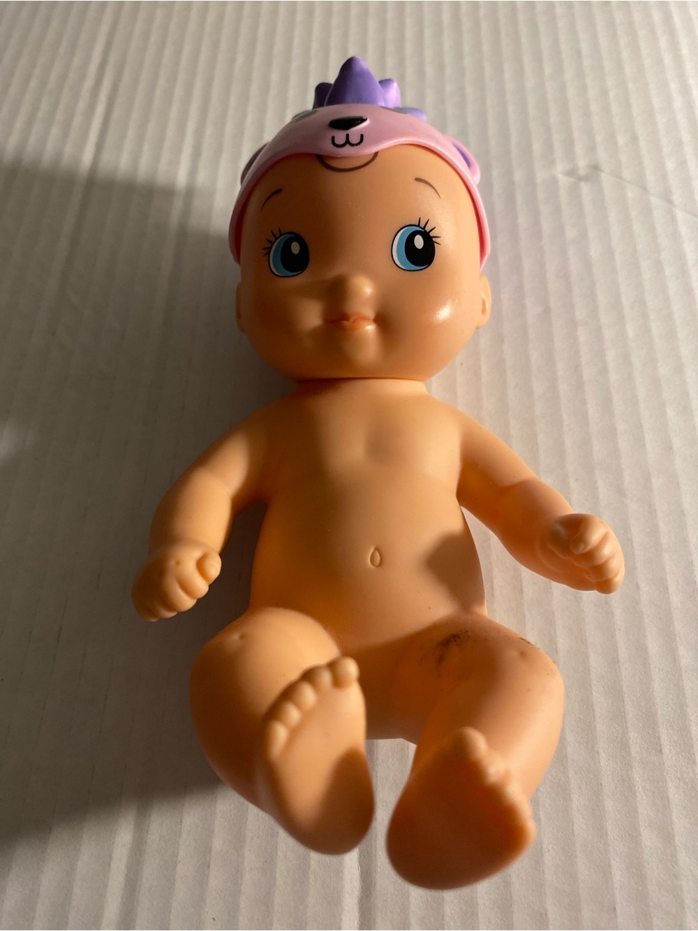 Source Unknown Pink & Purple Baby Doll with Crown Headband